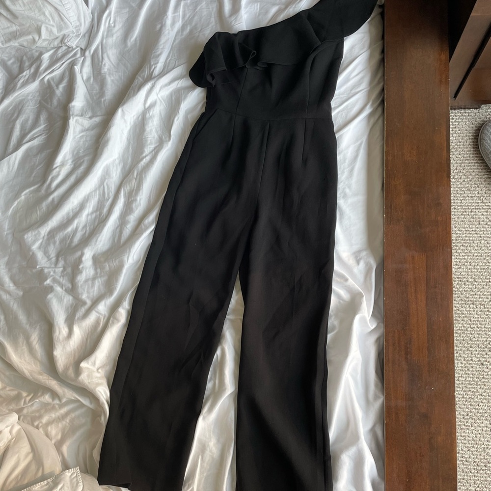 Bcbg jumpsuit black dressy